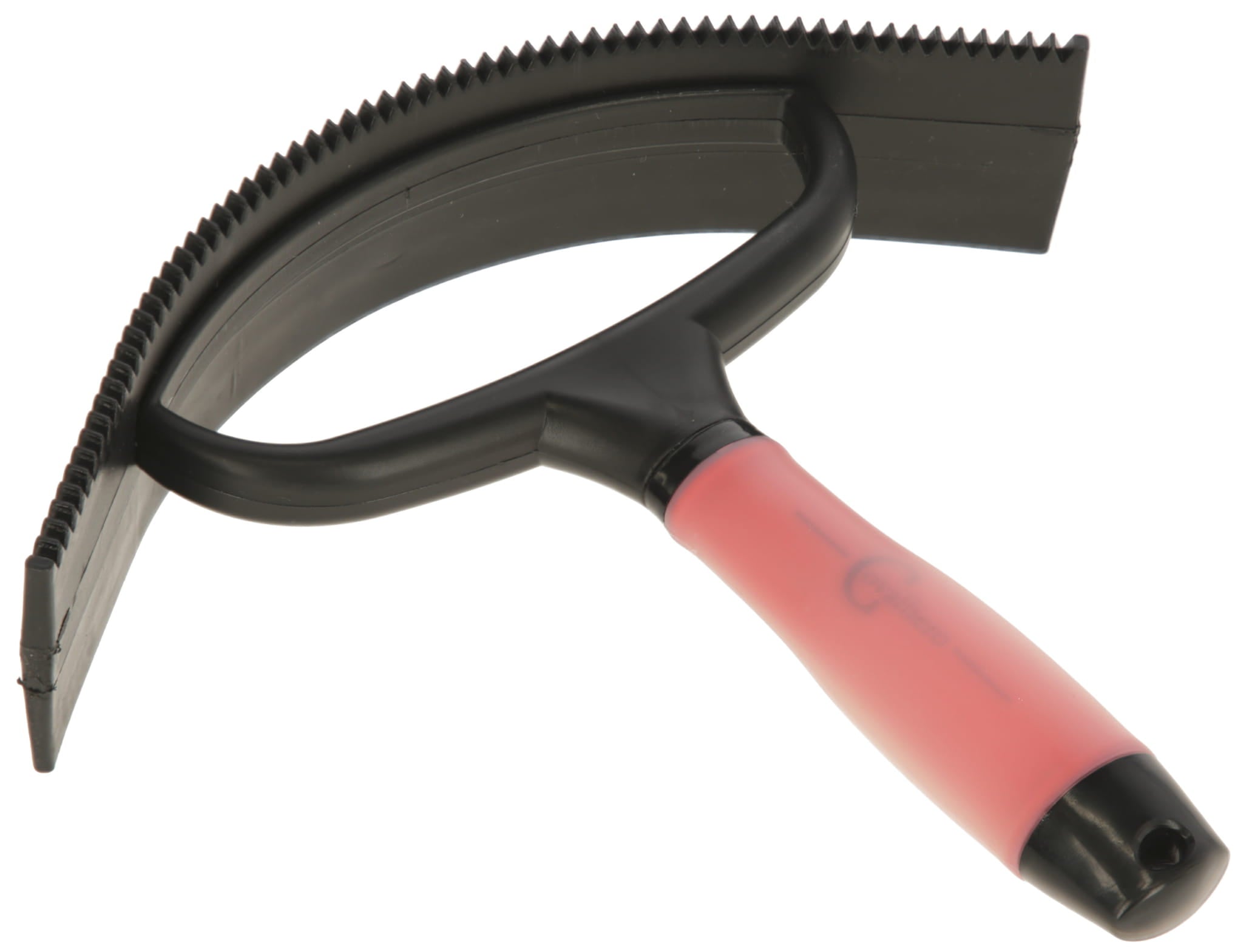 Ściągaczka do wody i potu z żelowym uchwytem, czerwony/ czarny, Covalliero - Cavalo